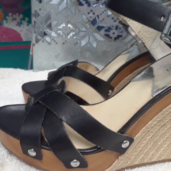Michael Kors Jet Set 6 Wedge Sandals 9.5 - Picture 2 of 8